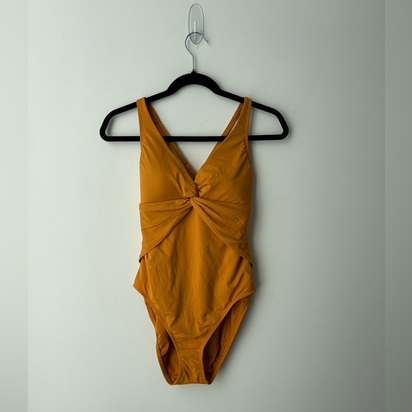 Bleu Rod Beattie One Piece Swimsuit Desert Dreams Yellow Gold - Picture 2 of 12